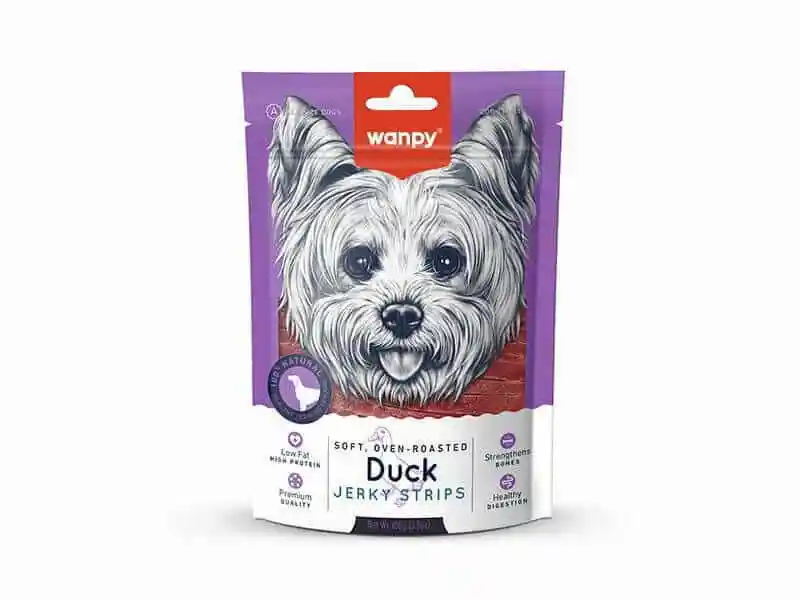 تشویقی سگ ونپی مدل Duck Jerky Strips بسته 100 گرمی