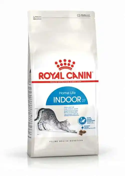 غذای خشک گربه رویال کنین مدل indoor وزن 2 کیلوگرم
