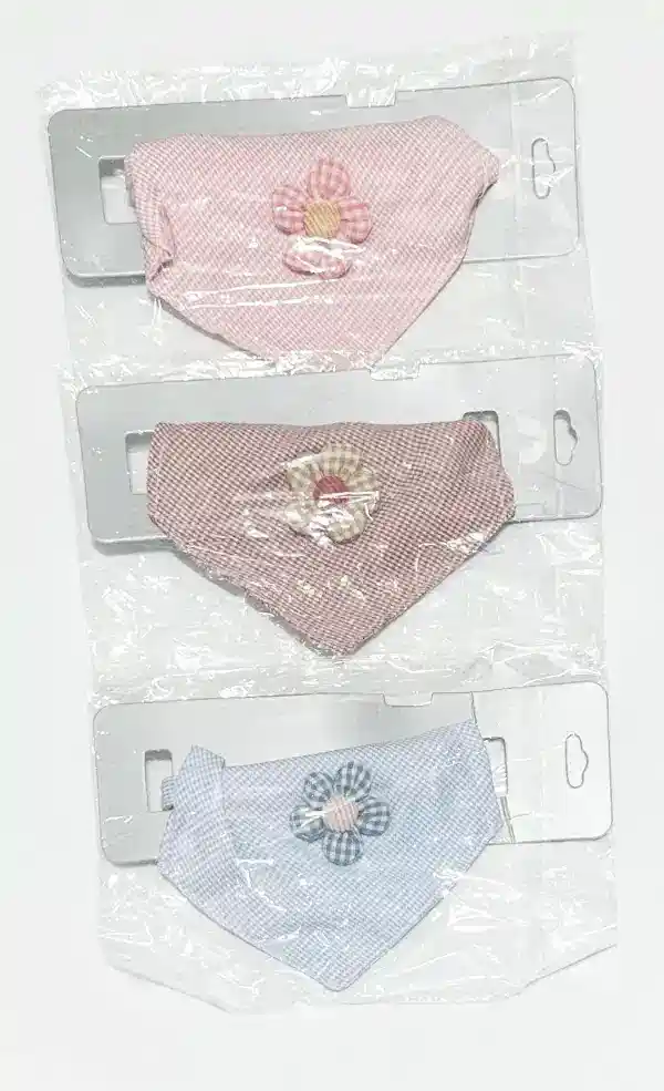 دستمال گردن طرح گل مخصوص سگ و گربه
