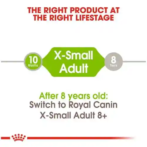 ذای خشک سگ رویال کنین مدل X-Small Adult وزن 3