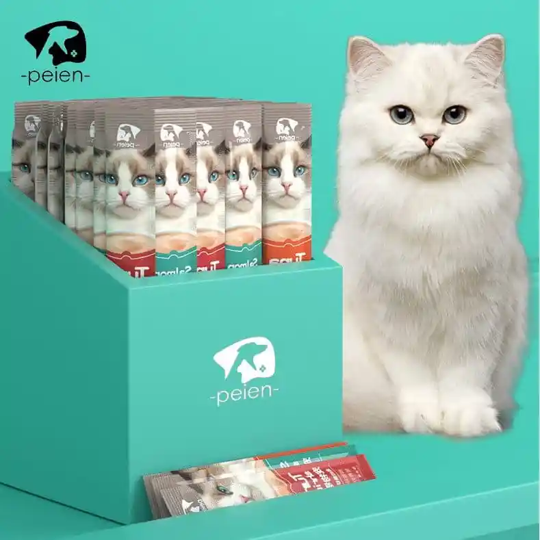بستنی گربه پین با طعم سالمون و میگو