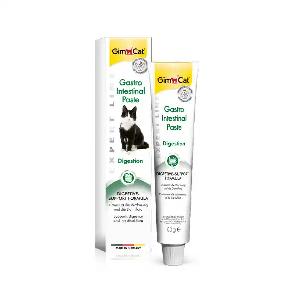 خمیر سلامت دستگاه گوارش گربه جیم کت (GimCat) مدل Gastrointentinal